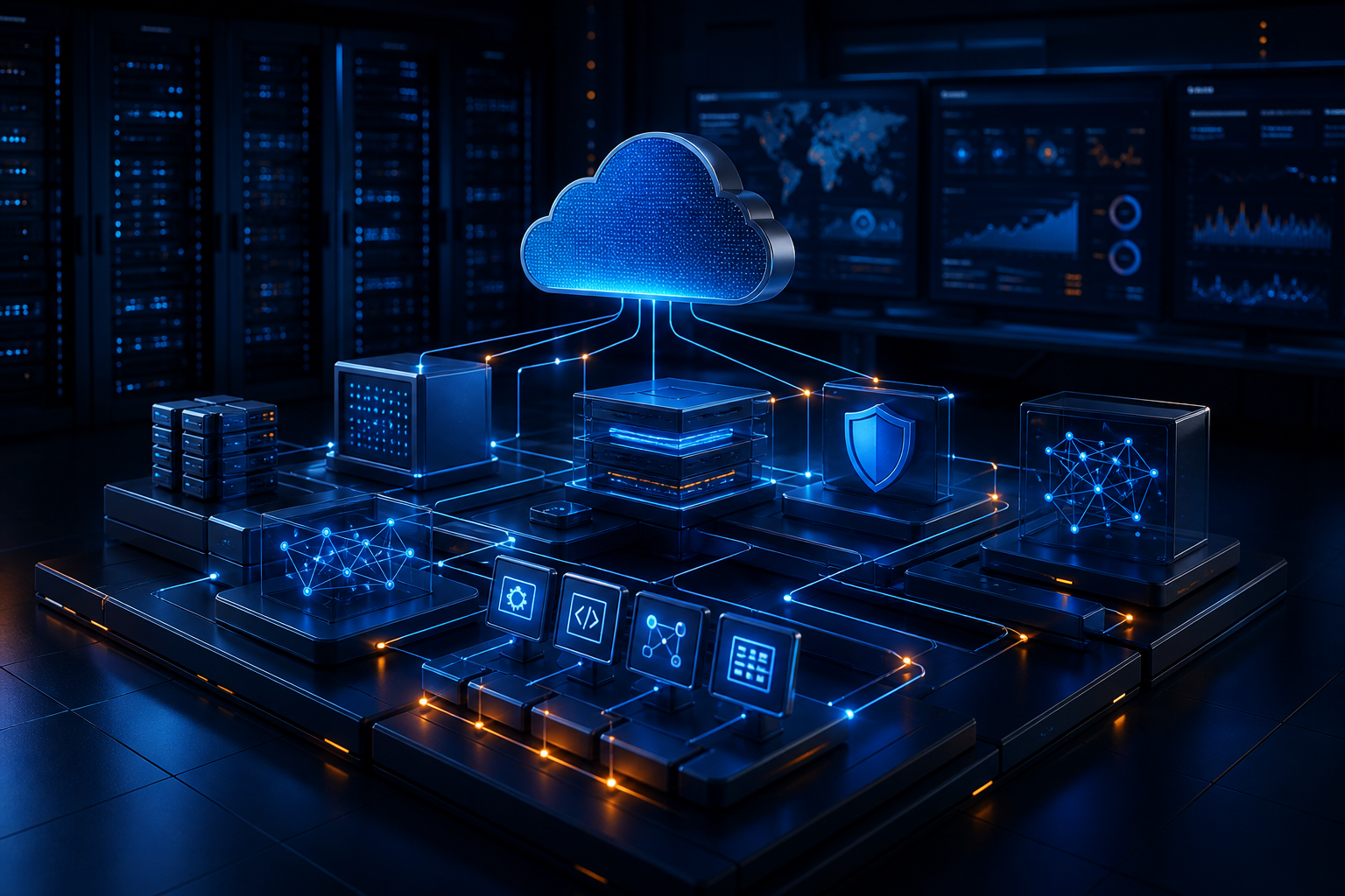 Connected cloud architecture for secure application modernization and enterprise integration